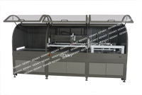 FULLY-AUTOMATIC CCD REGISTRATION SLIDING TABLE SCREEN PRINTING MACHINE TS-CCD/D SERIES